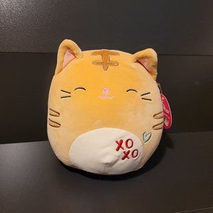 Nathan the Brown Tabby Cat with Tags 8" Rare Squishmallow Valentine's Day 2020